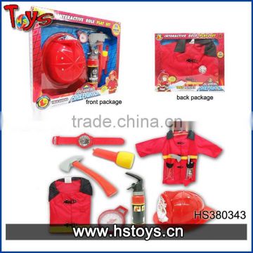 hot selling play set toy fireman equipment