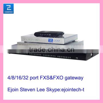 32 port FXS/FXO gateway,support TCP network protocol router