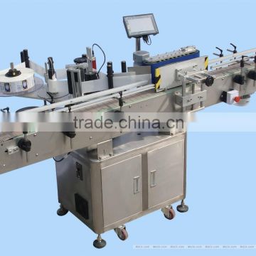 Rapid positioning adjustment round bottle labeling machine with date printing