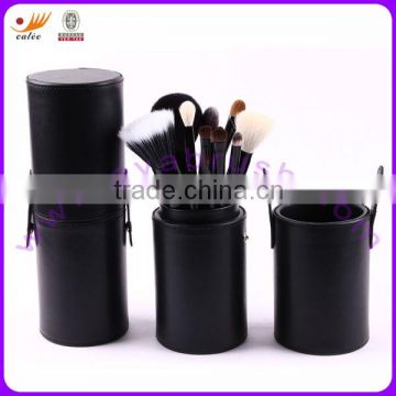 12 PieceTravel Makeup Brush Set With Cup Holder