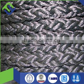 8 Strands PP mixed with Polyester rope 80mm colored mooring rope for sale