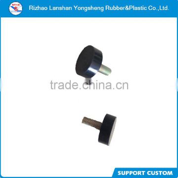 molding rubber bumper with metal insert
