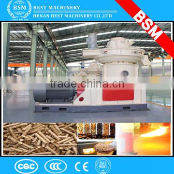 BSM brand high output wood pellet making machine,wooden pellet machine,oak wood chip pellet production line