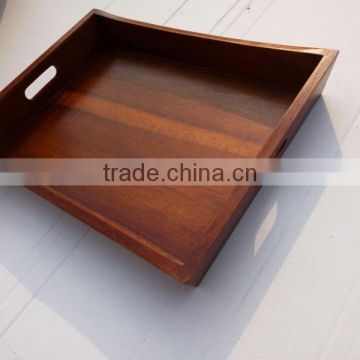 OEM ODM Manufacture fashion wooden fast airline food tray