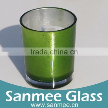 103ml Printed Glass Cup For Candle Wholesale Glassware