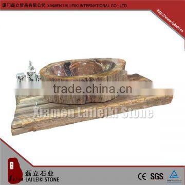 With good price petrified wood good sink