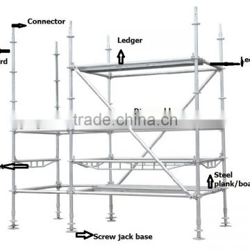 Galvanized steel ringlock Scaffolding Truss for modular building