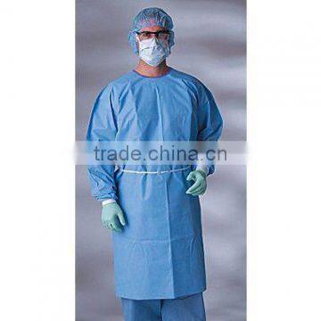 High quality wholesale doctor uniform/ disposable SMS isolation gown