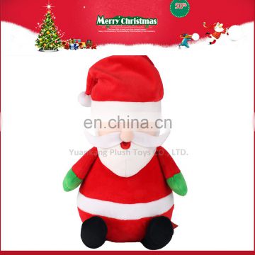 2017 Christmas Plush Big Musical Santa Claus Doll for Gift