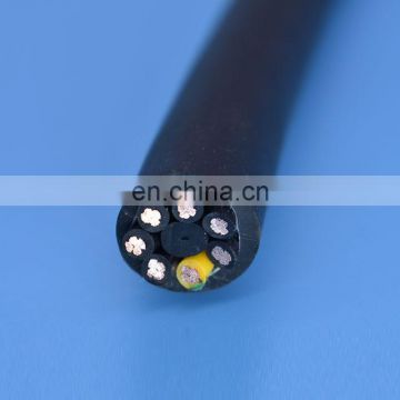 7 core rubber sheath power cable for submersible pump