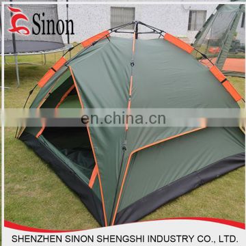 fiberglass stent outdoor Waterproof PU 2000mm automatic pop up tent