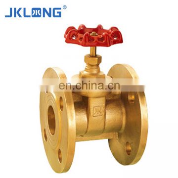low price  brass flange gate valve  PN16 Brass Material flange type gate valve for water gas oil