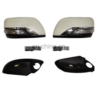 Door mirror cover Side View Mirror with LED light Replacement Rearview covers for land cruiser prado 150 GRJ150 TRG150