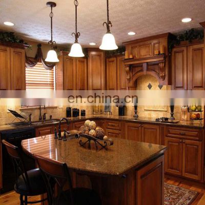 Italian classic design solid wood kitchen cabinet complete