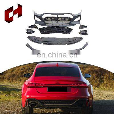 CH Popular Products Seamless Combination Auto Parts Rear Diffusers Rear Spoiler Wing Body Kit For Audi A7 2019-2021 To Rs7