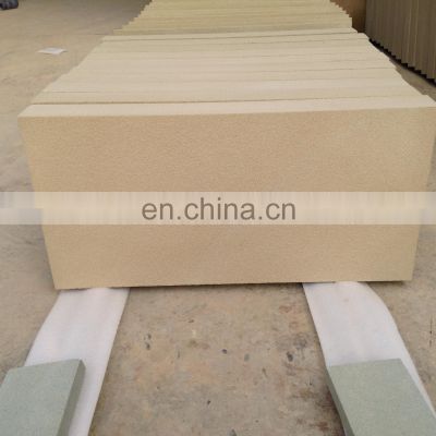 Factory supply cut to size natural honed beige sandstone driveway paving stone slab