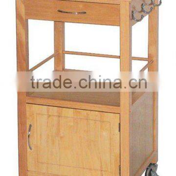 bamboo kitchen trolley