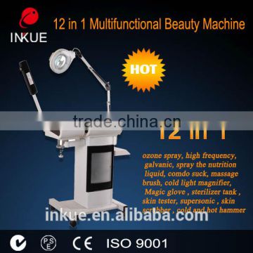 BU-1201B 12 in 1 Multifunction facial skin care beauty instrument with CE