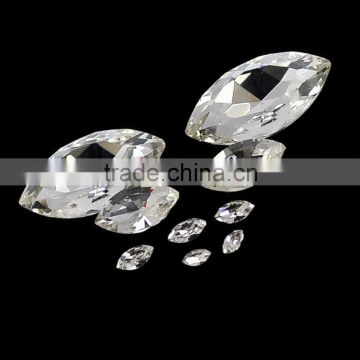 Top quality navette glass stones, navette glass stones, navette rhinestone sewing for garment accessories