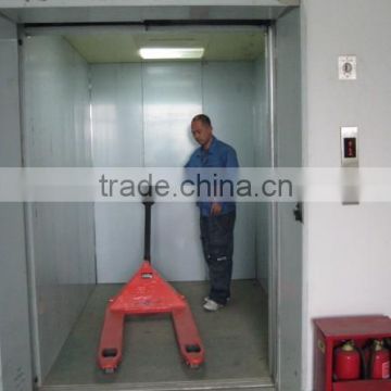 Cargo Lift With Hairline Stainless Steel