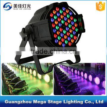 54x3w rgbw par64 guangzhou super best ce rohs led stage lighting