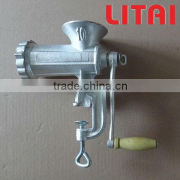 Hand operated meat mincer/grinder householder stainless steel materil manual