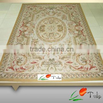 Hand Made Wool Aubusson Rug Luxury AubussonWool RugFor Home, Hotel, Villa Use