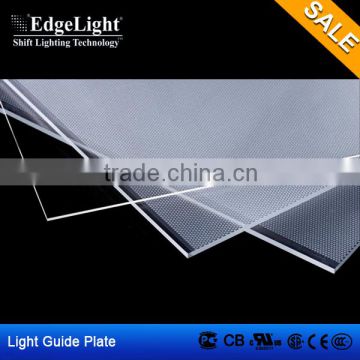 Edgelight customized slim led panel acrylic panel LGP sheet