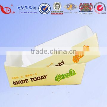 disposable cardboard food packaging box, custom logo printed packaging box