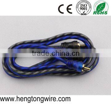 High quality 2RCA-2RCA car plug cable
