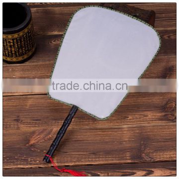 Chinese silk fan fancy diy blank hand fans