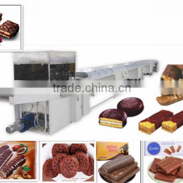 good quality & popular use chocolate enrobing line