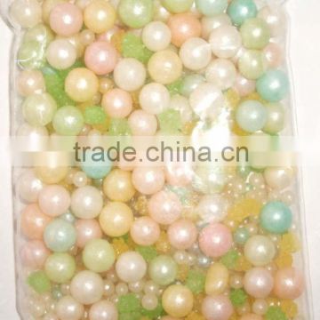 colorful pearl sugar