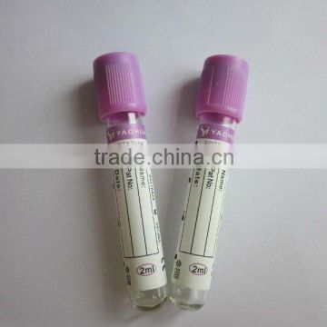 Vacuum Blood Collection EDTAK2 tube(CE/ISO)