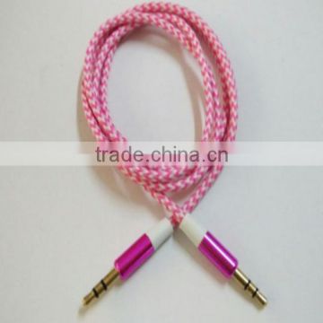braided metal casing audio cable