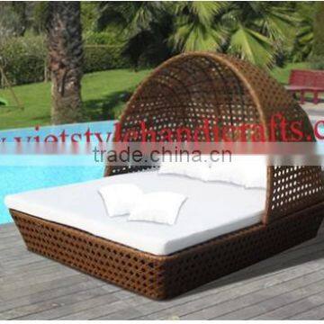 Sofa bed with water resistant cushion