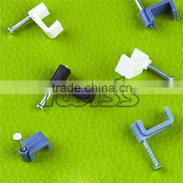 CHF series flat cable clips and coaxial circle cable clips