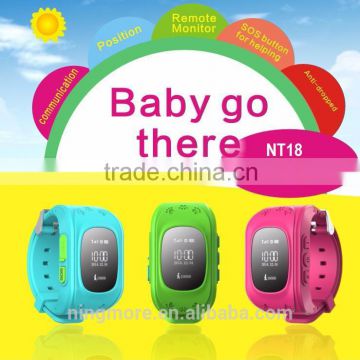 2016 ningmore make Kids GPS Tracking Smart Watch Sos Watch GPS Tracker Device