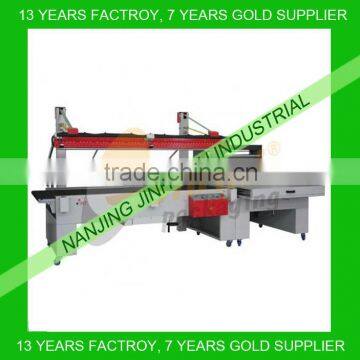 Semi-automatic L bar shrink wrap machine