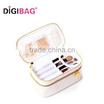 High quality branded travel cosmetic case organizer cosmetic bag with logo printing