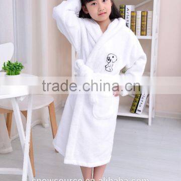cotton bathrobe,white children bathrobe