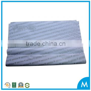 White printed tissue paper for packaging