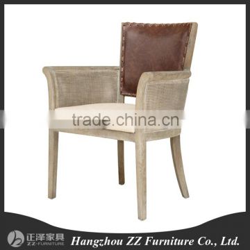 genuine leather dining chair