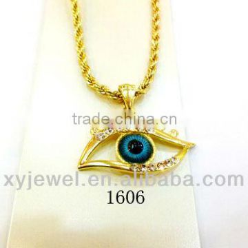 Factory wholesale evil eye charm evil eye necklace for muslim lucky eye jewelry