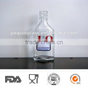 190ml clear glass spirit bottles