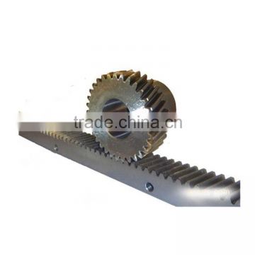Pinion and rack spur gear