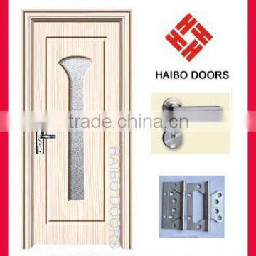 Interior mdf PVC wood door supplier