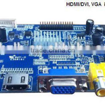 VGA/DVI/HDMI controller board support Max resolution 1920 x1200