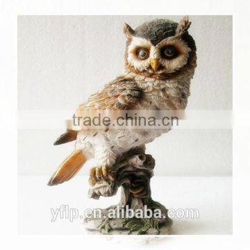 Resin Owl Animal Figurine for Home Decoration