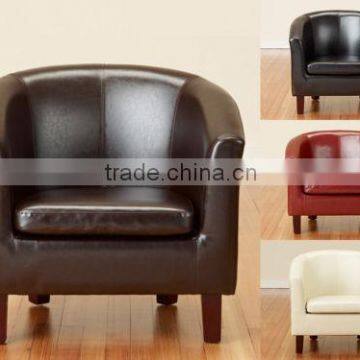 2014 modern fashion leather tub chair